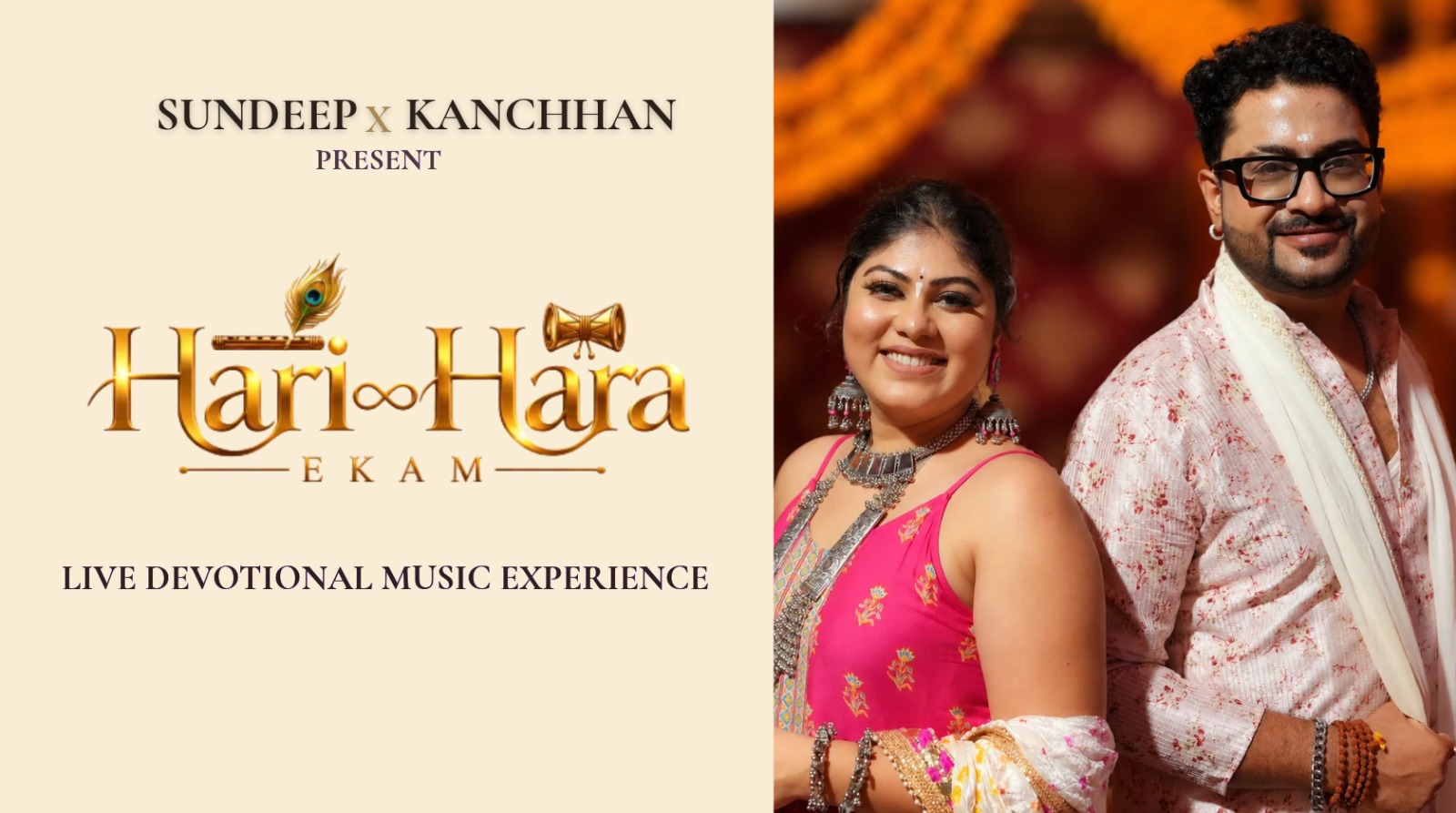 Sundeep × Kanchhan present Hari ∞ Hara EKAM — Live Devotional Music Experience